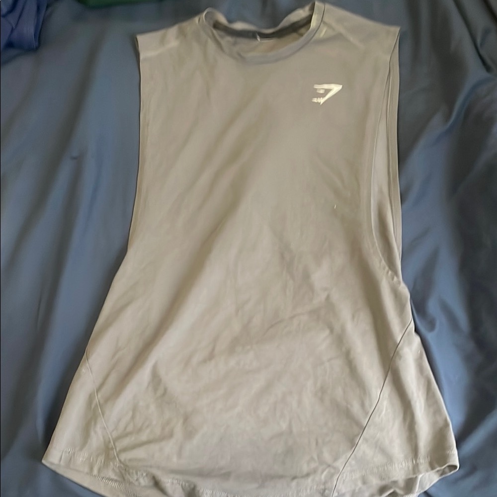 Gray Sleeveless Men’s Muscle Top